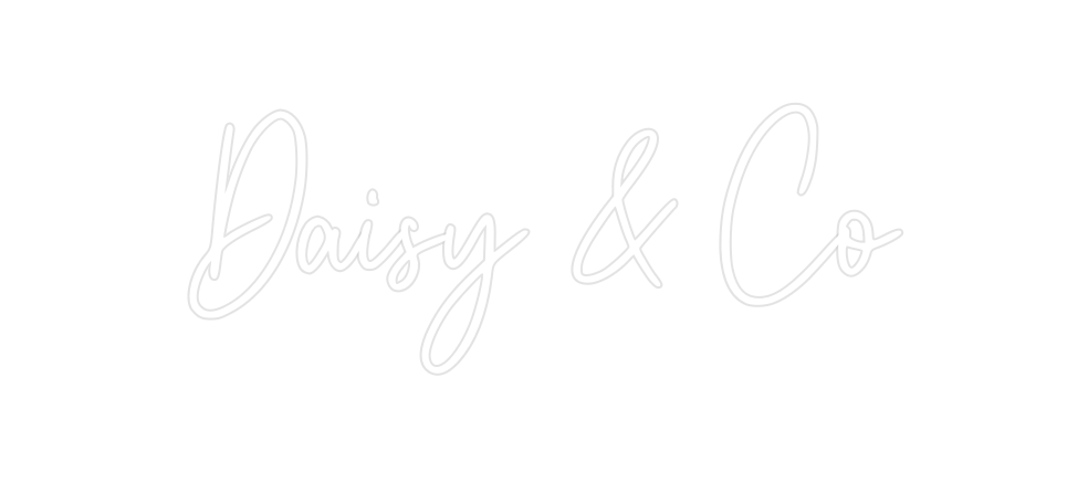 Custom Neon: Daisy & Co