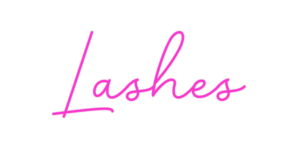 Custom Neon: Lashes