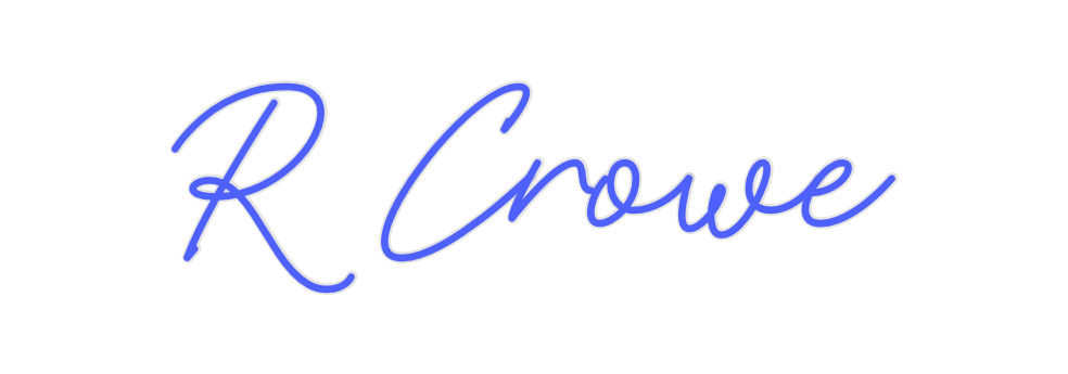 Custom Neon: R Crowe