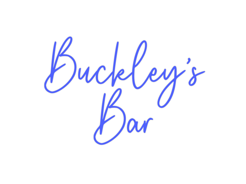 Custom Neon: Buckley’s 
Bar
