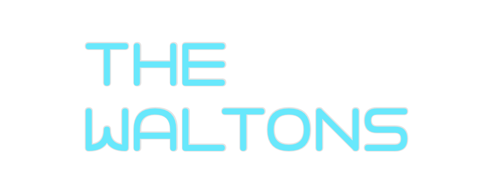 Custom Neon: The
Waltons