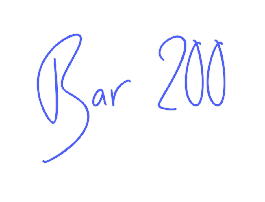 Custom Neon: Bar 200