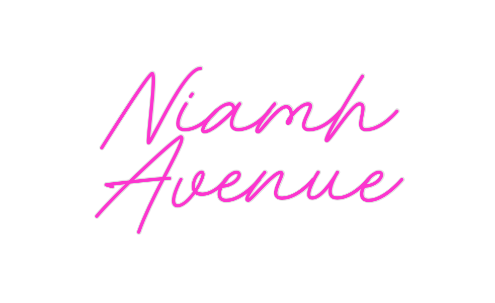 Custom Neon: Niamh
Avenue