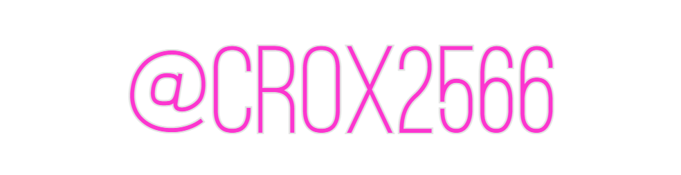 Custom Neon: @crox2566