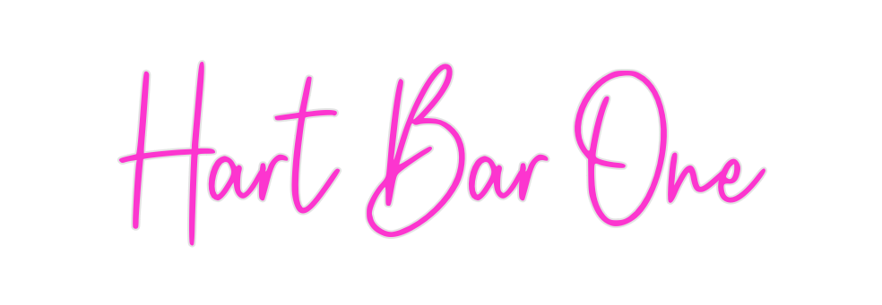 Custom Neon: Hart Bar One