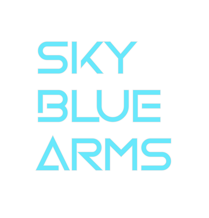 Custom Neon: Sky 
Blue
Arms