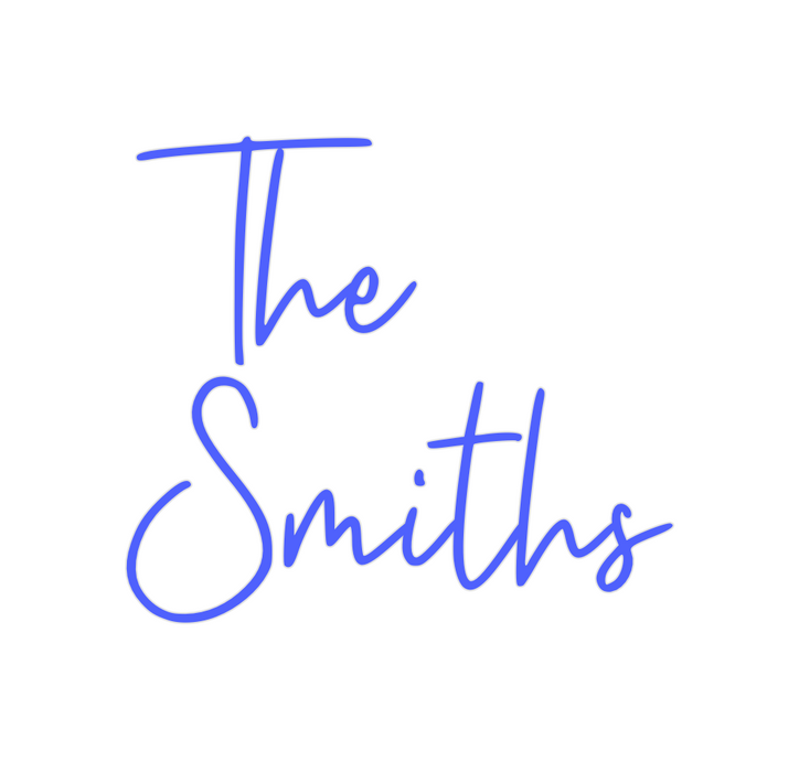 Custom Neon: The
Smiths
