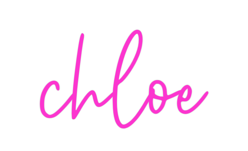 Custom Neon: chloe