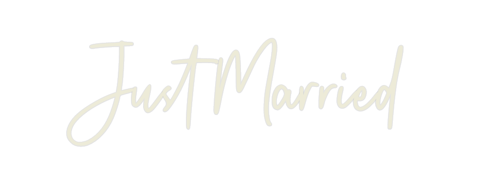 Custom Neon: Just Married