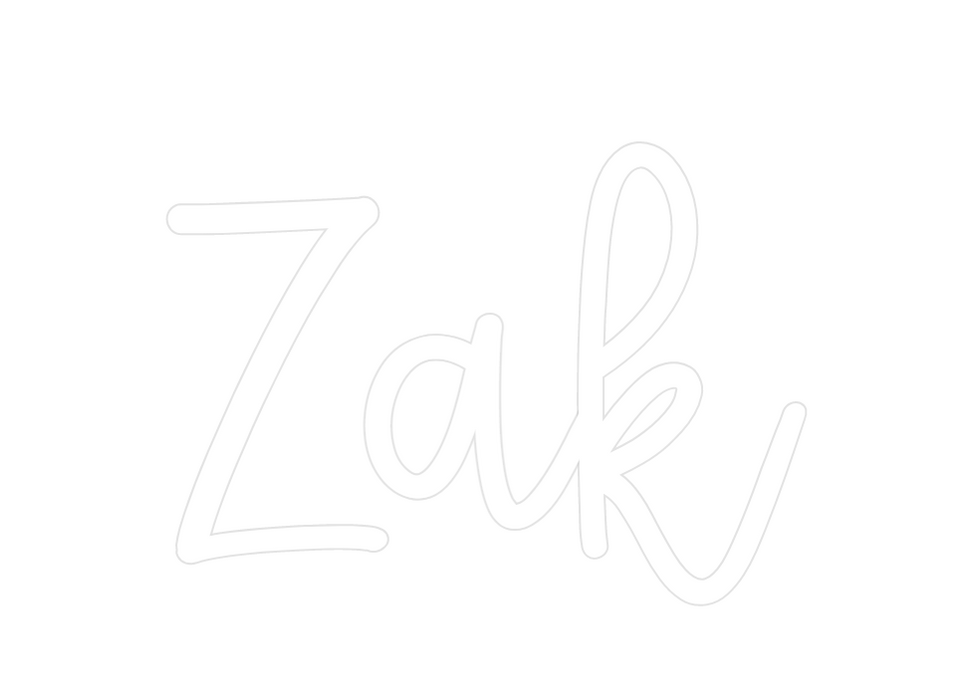 Custom Neon: Zak