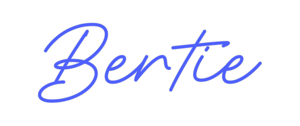 Custom Neon: Bertie