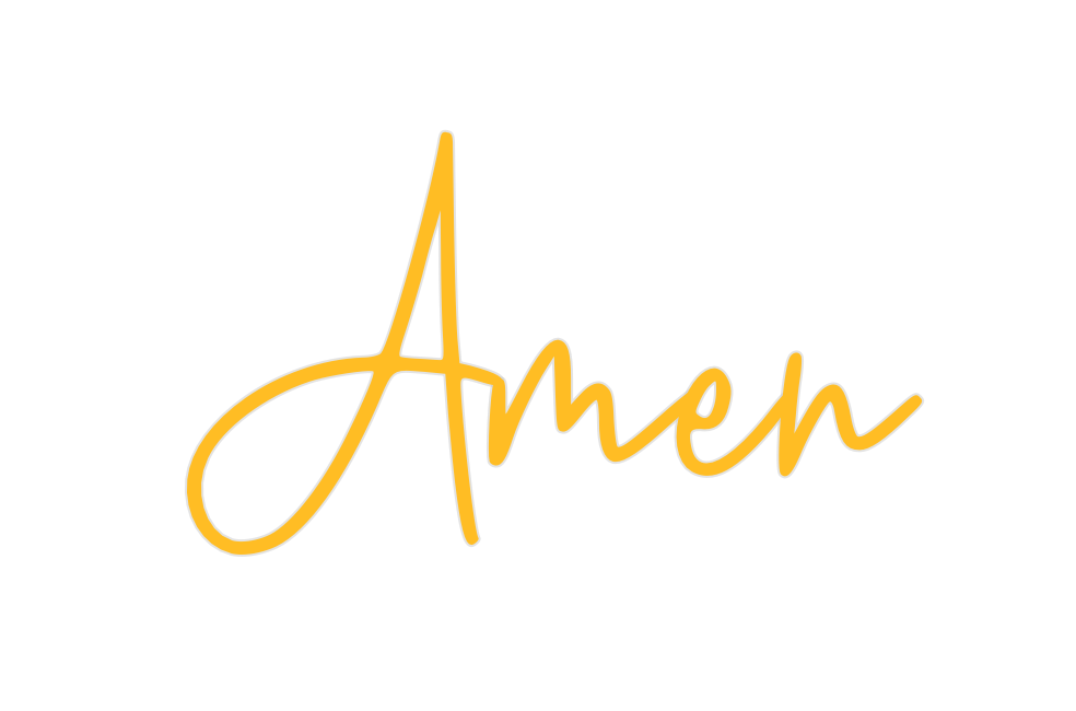 Custom Neon: Amen