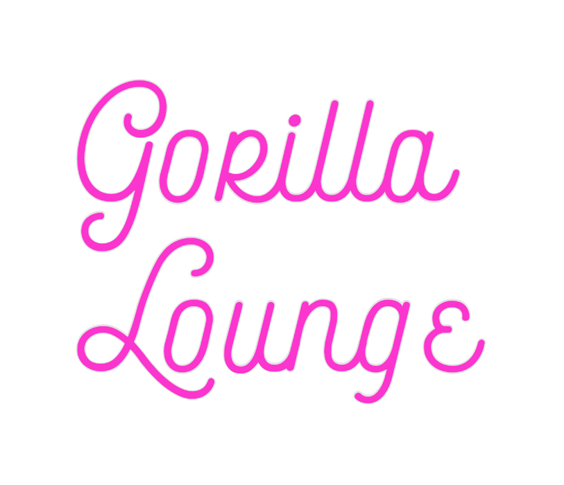 Custom Neon: Gorilla
Lounge