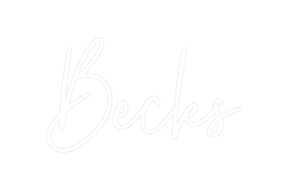 Custom Neon: Becks
