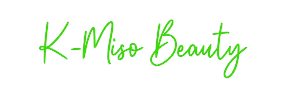 Custom Neon: K-Miso Beauty