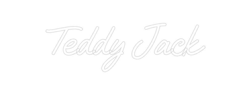 Custom Neon: Teddy Jack