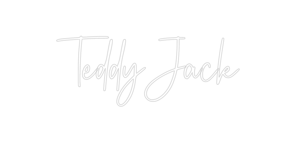 Custom Neon: Teddy Jack