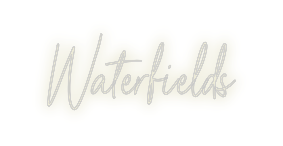 Custom Neon: Waterfields