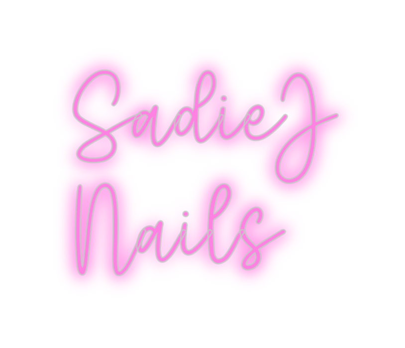 Custom Neon: SadieJ
 Nails