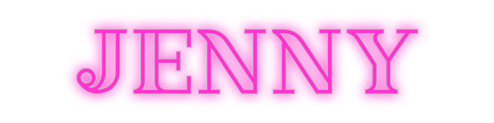 Custom Neon: JENNY