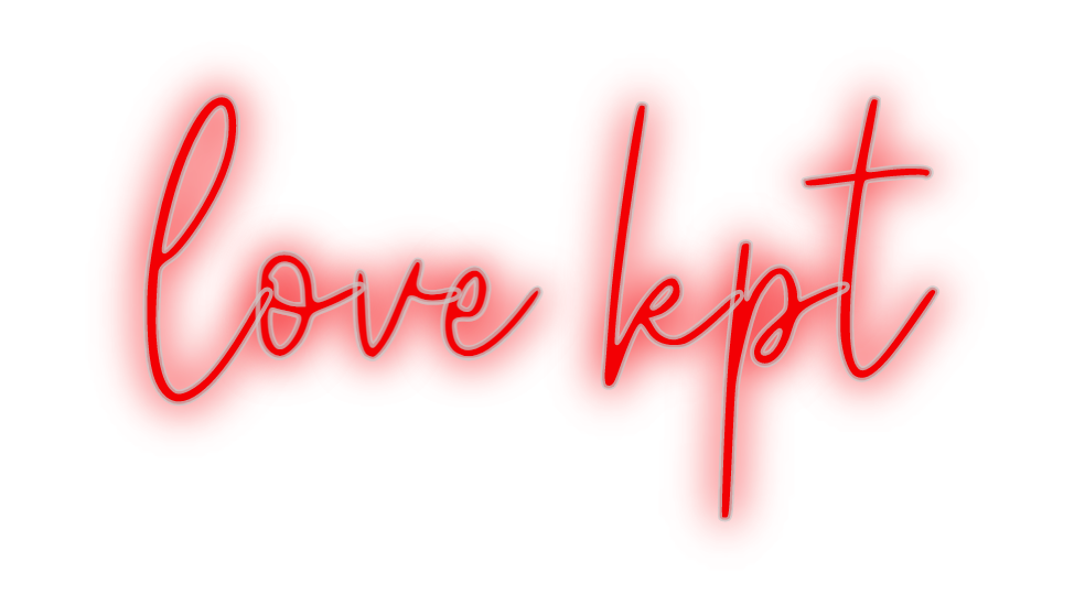 Custom Neon: love kpt