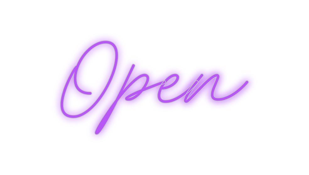 Custom Neon: Open