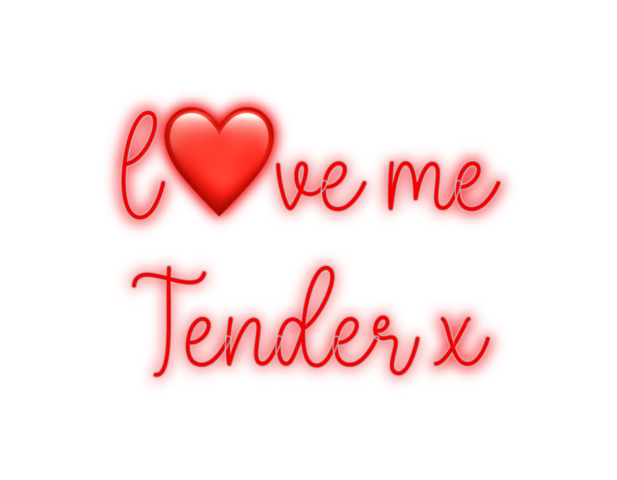 Custom Neon: L❤️ve me
Tend...