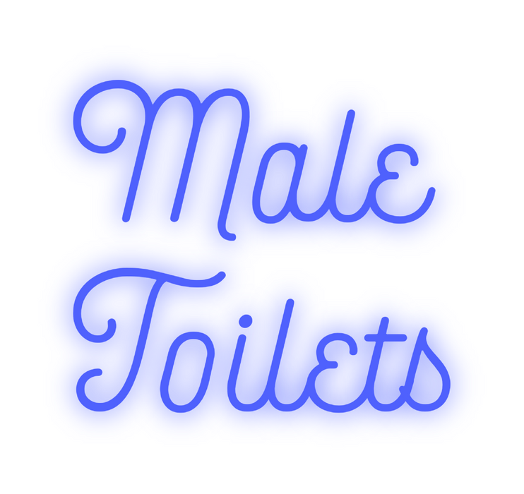 Custom Neon: Male
Toilets