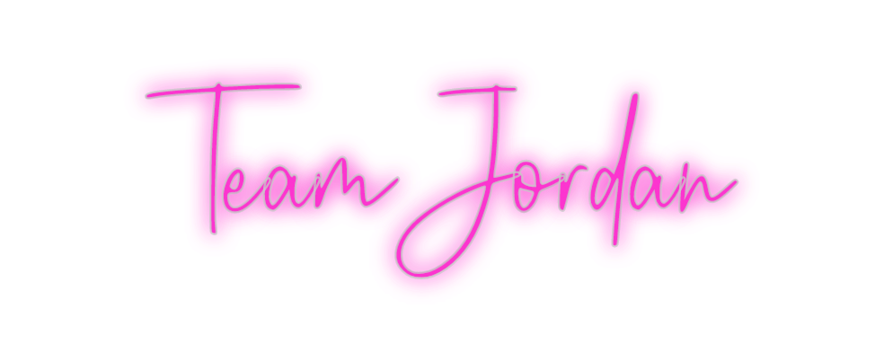 Custom Neon: Team Jordan