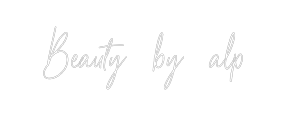 Custom Neon: Beauty by alp