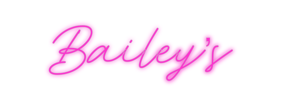 Custom Neon: Bailey’s