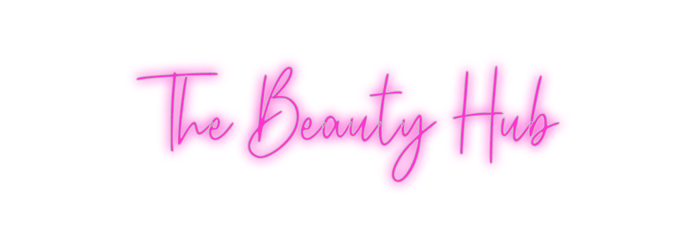 Custom Neon: The Beauty Hub