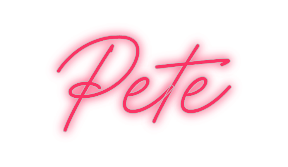 Custom Neon: Pete