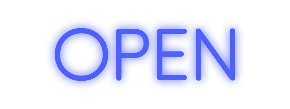 Custom Neon: OPEN