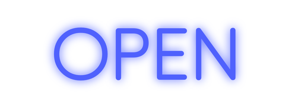 Custom Neon: OPEN