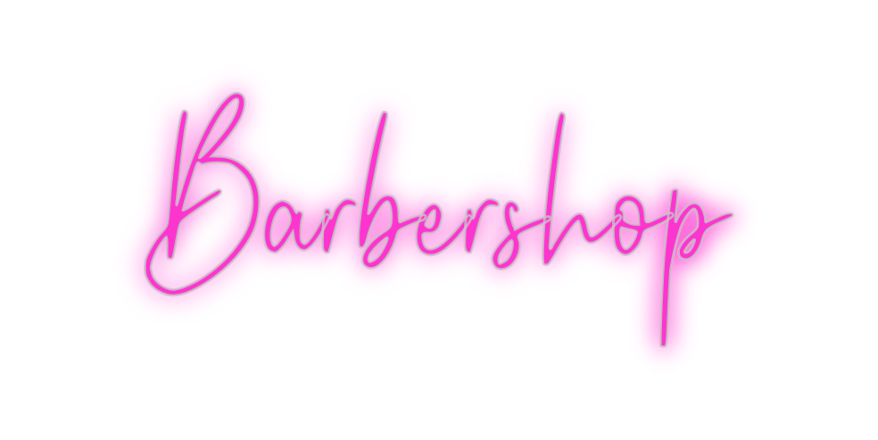 Custom Neon: Barbershop