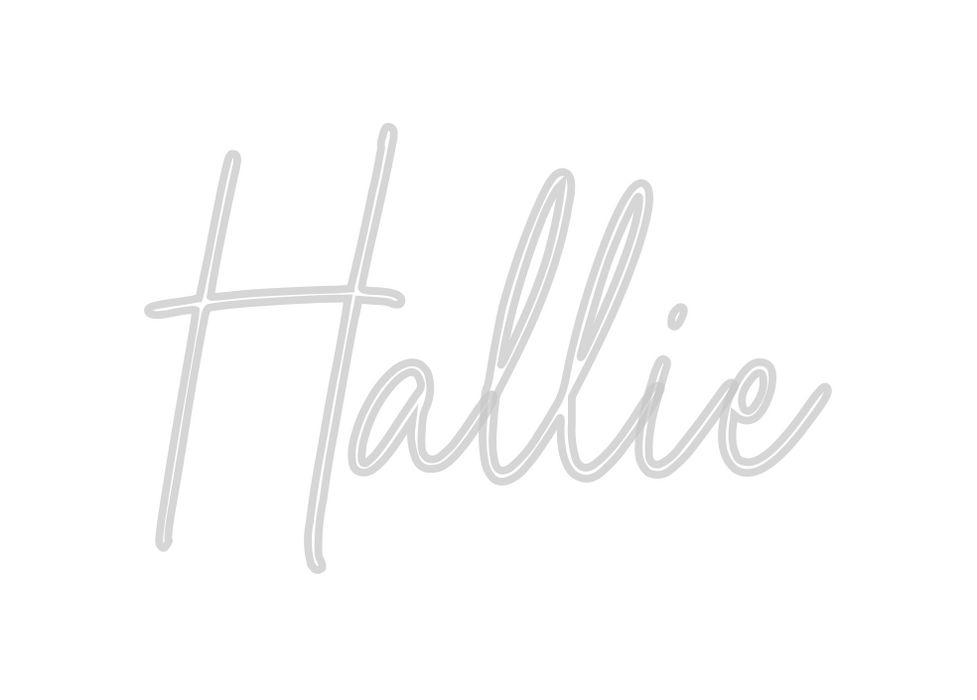 Custom Neon: Hallie