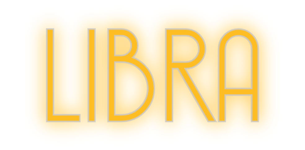 Custom Neon: LIBRA