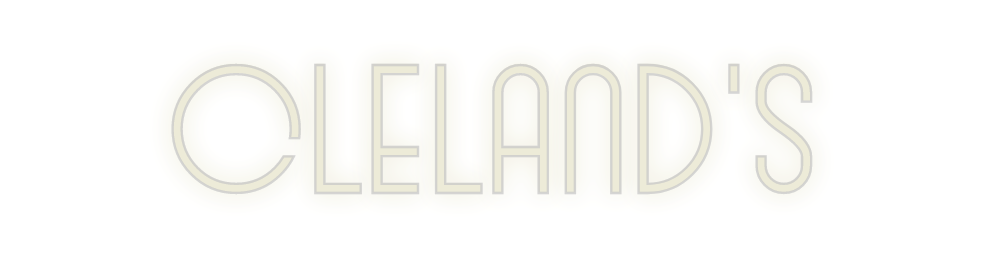 Custom Neon: CLELAND'S