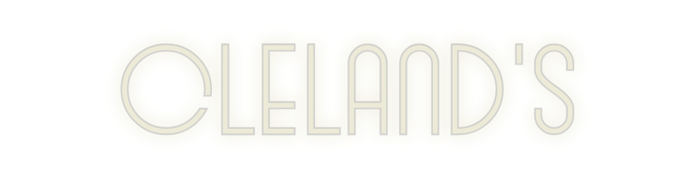 Custom Neon: CLELAND'S