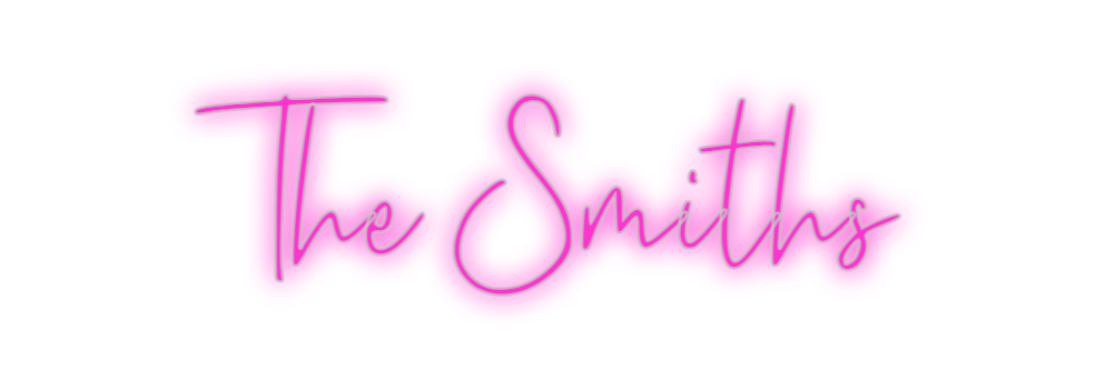 Custom Neon: The Smiths