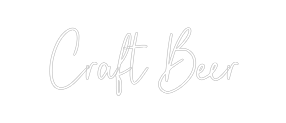 Custom Neon: Craft Beer