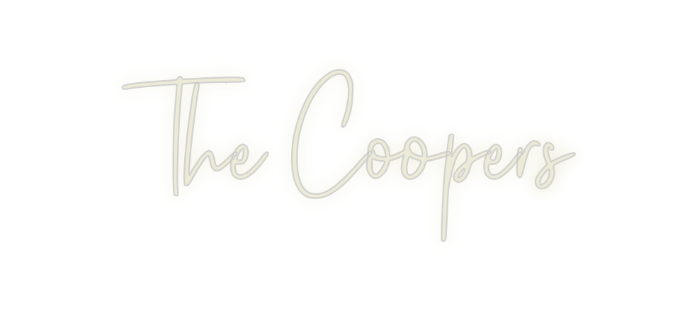 Custom Neon: The Coopers