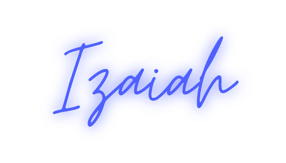 Custom Neon: Izaiah