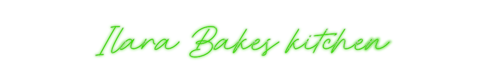 Custom Neon: Ilara Bakes k...