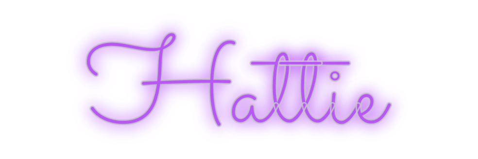 Custom Neon: Hattie