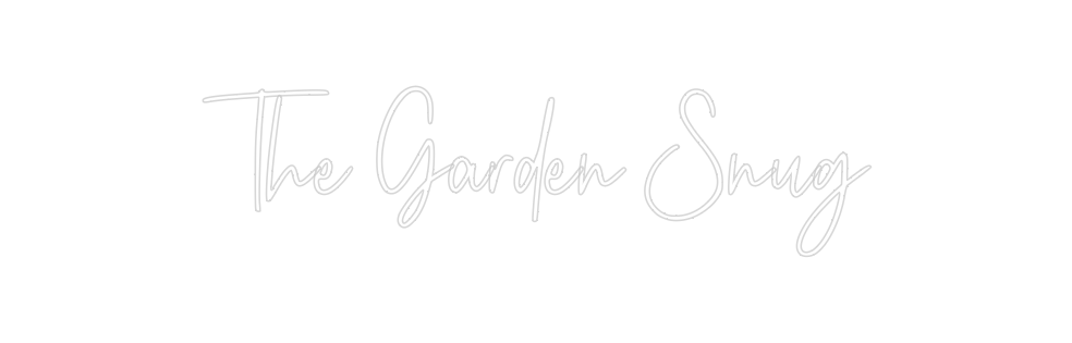 Custom Neon: The Garden Snug