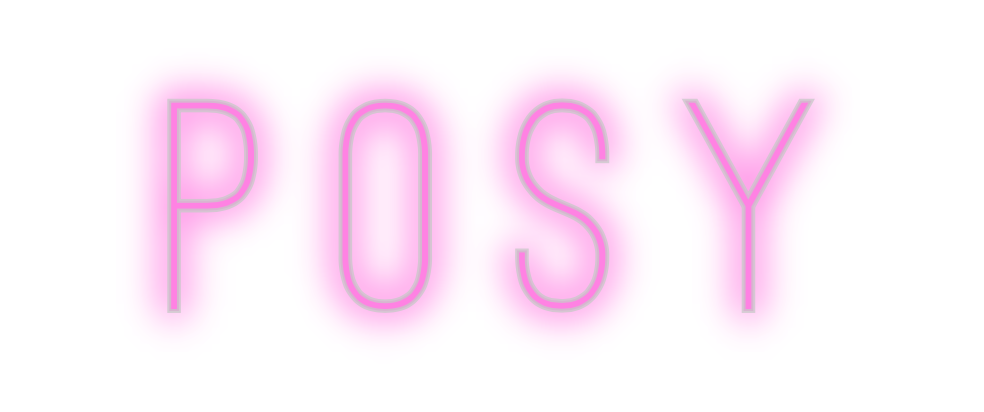 Custom Neon: p o s y