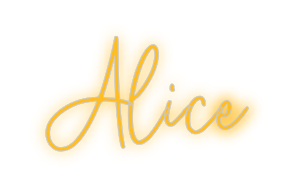 Custom Neon: Alice