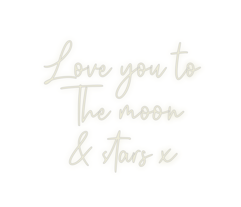 Custom Neon: Love you to
T...